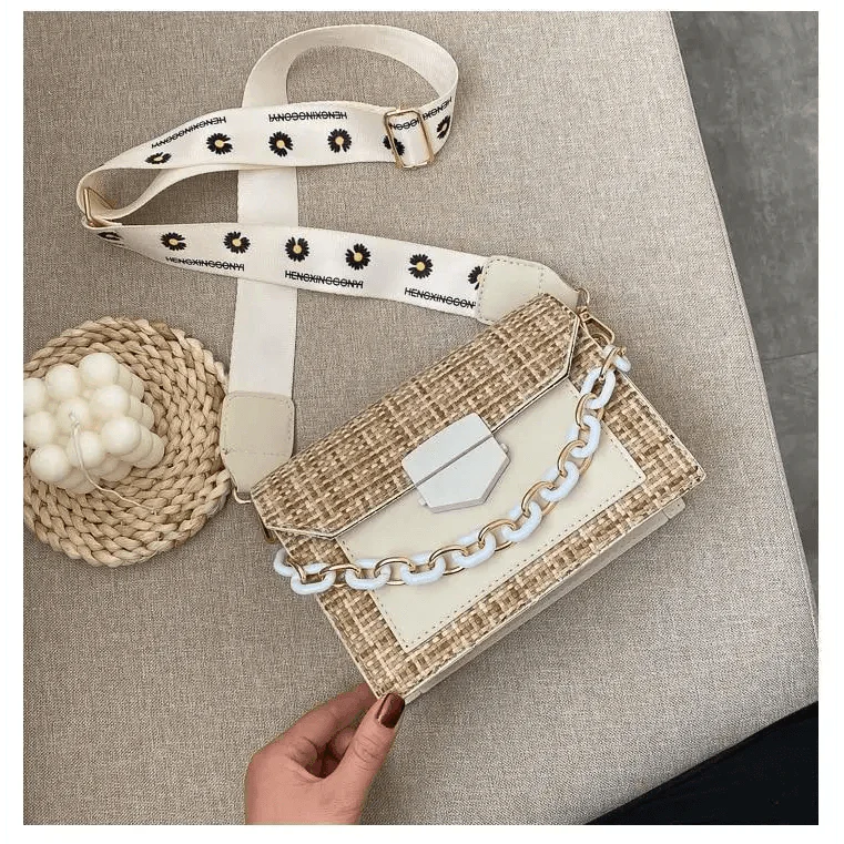 Chic Wide Strap Shoulder Bags for Women - Designer Handbags & Crossbody Purses - Korvel