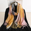 Bufanda de Cachemira a Cuadros Elegante para Mujeres