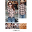 Chic Winter Plaid Jacket for Women - Cozy Velvet Style - Korvel
