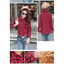 Chic Winter Plaid Jacket for Women - Cozy Velvet Style - Korvel