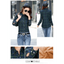 Chic Winter Plaid Jacket for Women - Cozy Velvet Style - Korvel
