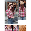 Chic Winter Plaid Jacket for Women - Cozy Velvet Style - Korvel