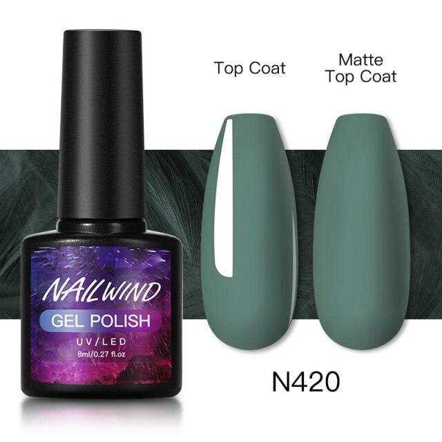 Esmalte de Uñas en Gel Colorido de Lujo - 8ml Acabado Brillante Semipermanente