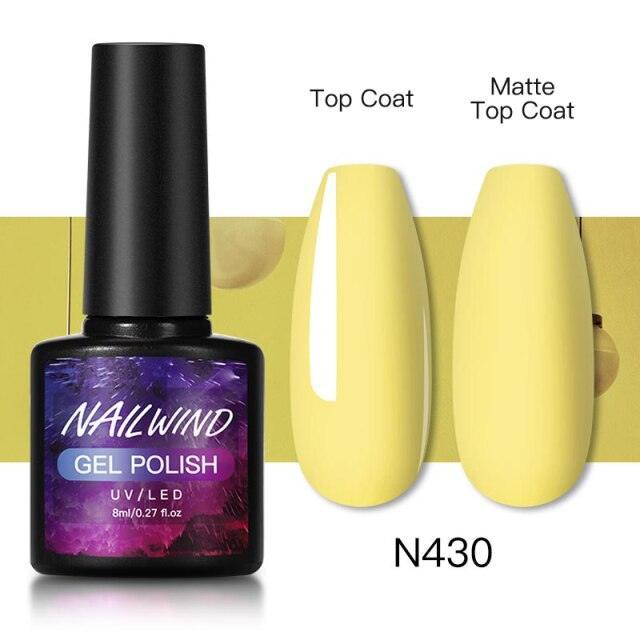 Esmalte de Uñas en Gel Colorido de Lujo - 8ml Acabado Brillante Semipermanente