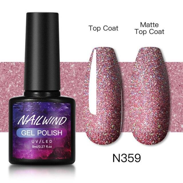 Esmalte de Uñas en Gel Colorido de Lujo - 8ml Acabado Brillante Semipermanente