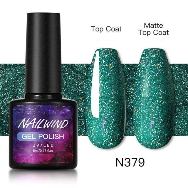 Esmalte de Uñas en Gel Colorido de Lujo - 8ml Acabado Brillante Semipermanente