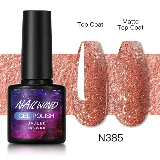 Esmalte de Uñas en Gel Colorido de Lujo - 8ml Acabado Brillante Semipermanente