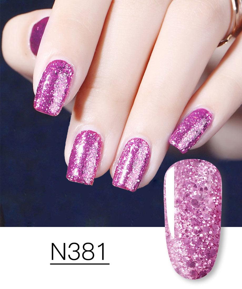 Esmalte de Uñas en Gel Colorido de Lujo - 8ml Acabado Brillante Semipermanente