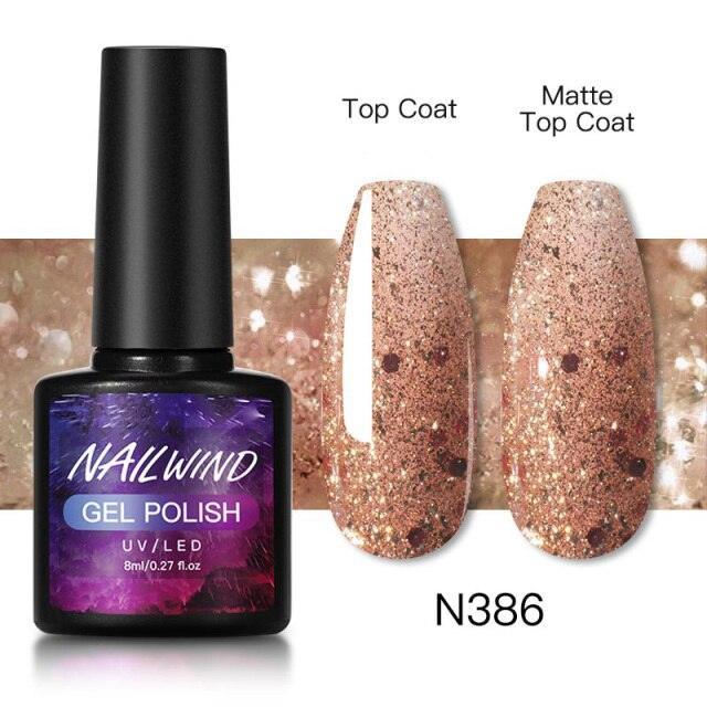 Esmalte de Uñas en Gel Colorido de Lujo - 8ml Acabado Brillante Semipermanente