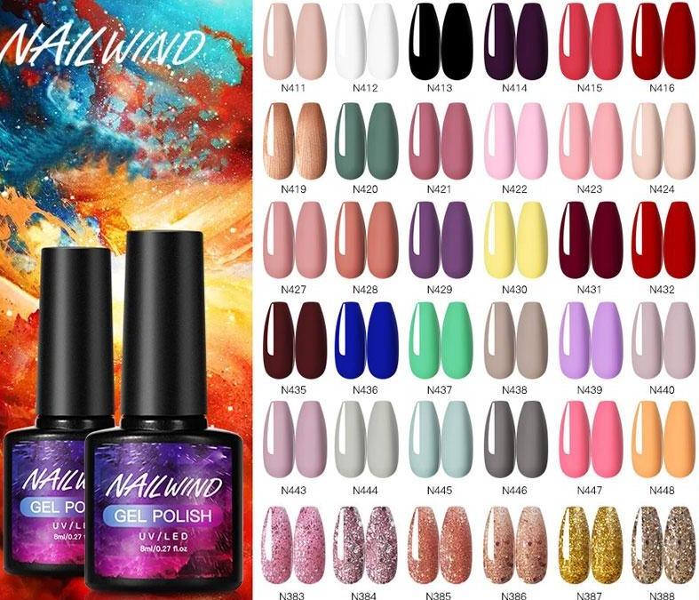 Esmalte de Uñas en Gel Colorido de Lujo - 8ml Acabado Brillante Semipermanente