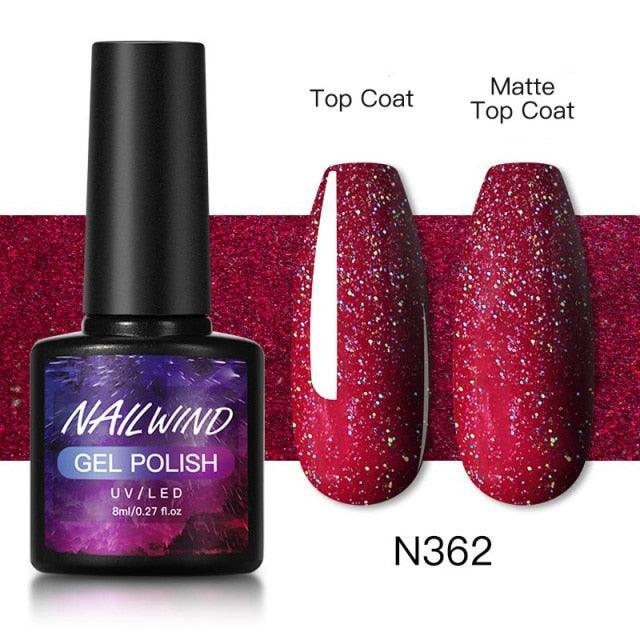 Esmalte de Uñas en Gel Colorido de Lujo - 8ml Acabado Brillante Semipermanente