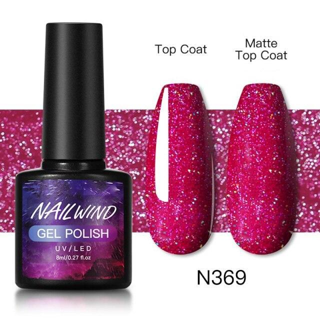Esmalte de Uñas en Gel Colorido de Lujo - 8ml Acabado Brillante Semipermanente
