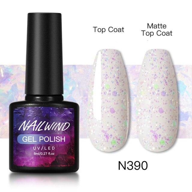 Esmalte de Uñas en Gel Colorido de Lujo - 8ml Acabado Brillante Semipermanente