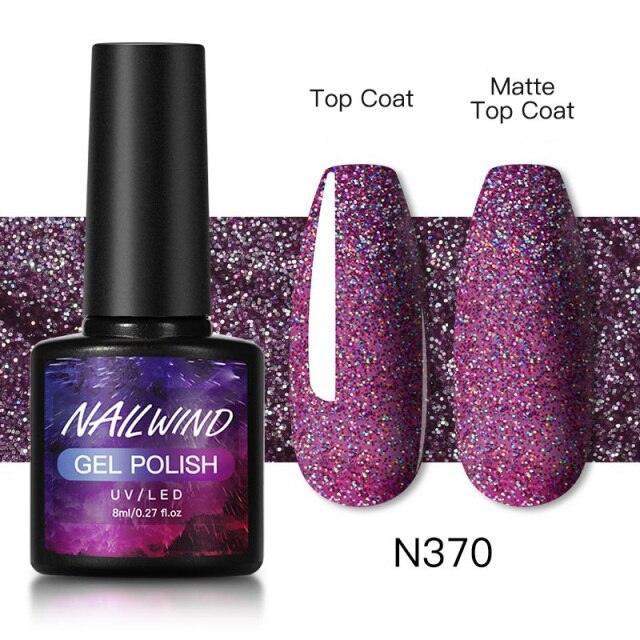 Esmalte de Uñas en Gel Colorido de Lujo - 8ml Acabado Brillante Semipermanente
