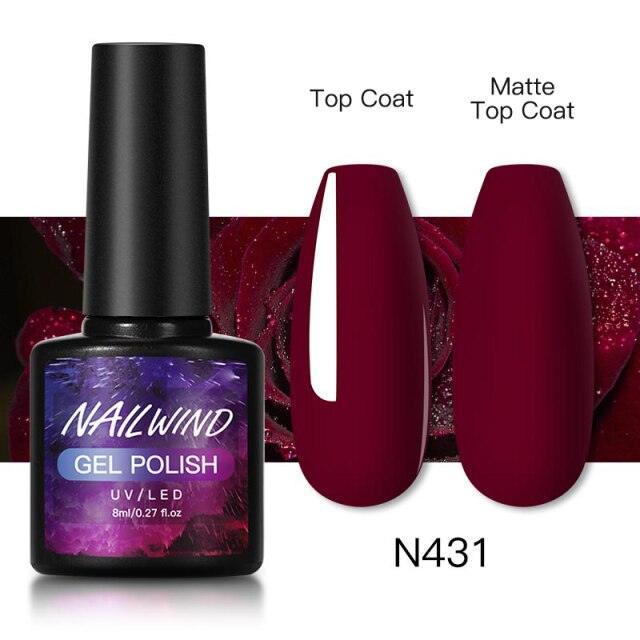 Esmalte de Uñas en Gel Colorido de Lujo - 8ml Acabado Brillante Semipermanente