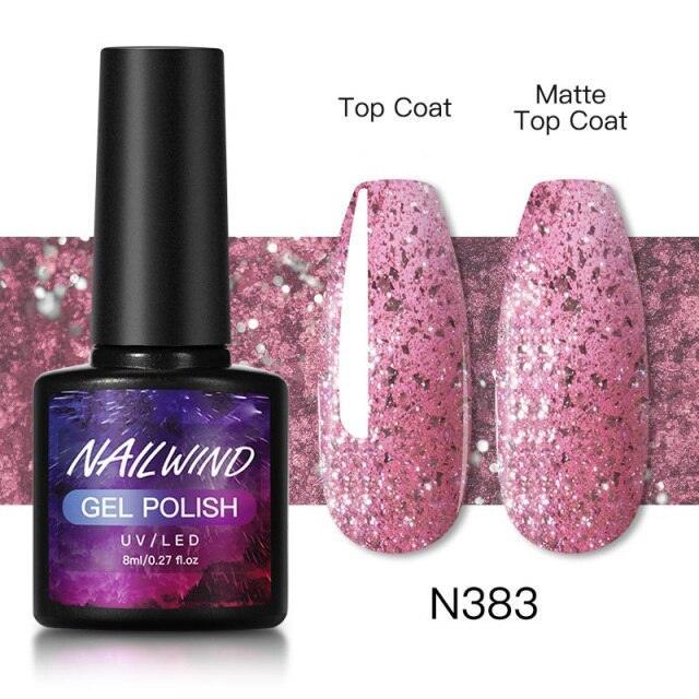 Esmalte de Uñas en Gel Colorido de Lujo - 8ml Acabado Brillante Semipermanente