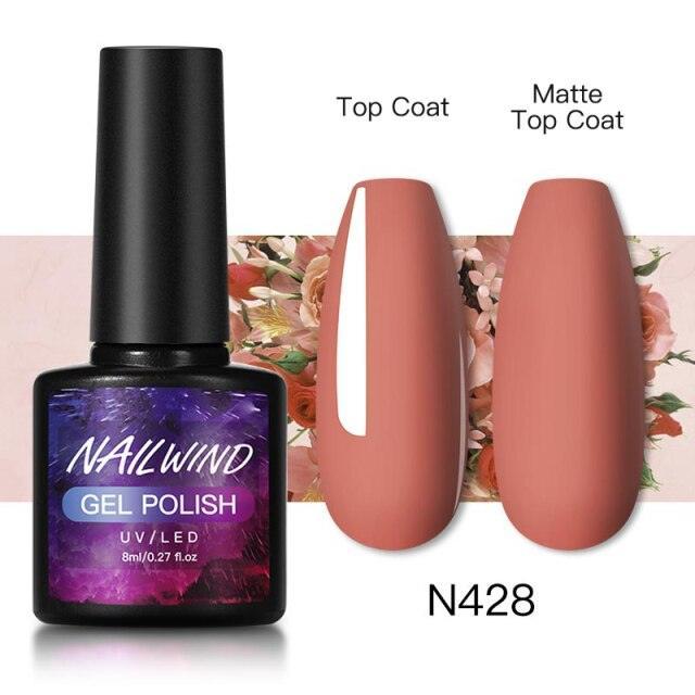 Esmalte de Uñas en Gel Colorido de Lujo - 8ml Acabado Brillante Semipermanente
