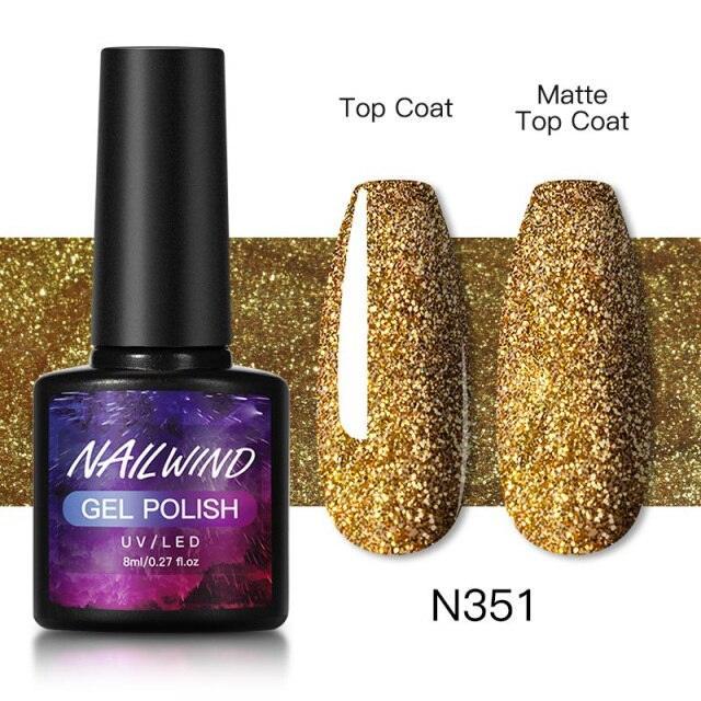 Esmalte de Uñas en Gel Colorido de Lujo - 8ml Acabado Brillante Semipermanente