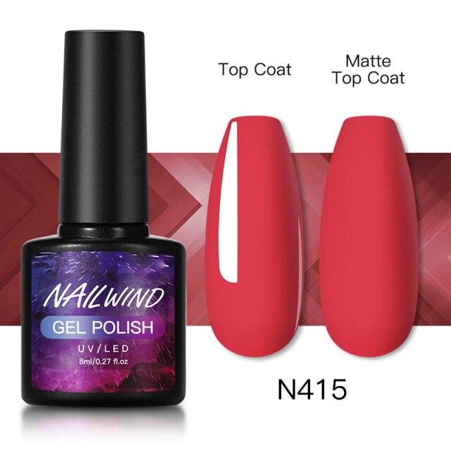 Esmalte de Uñas en Gel Colorido de Lujo - 8ml Acabado Brillante Semipermanente