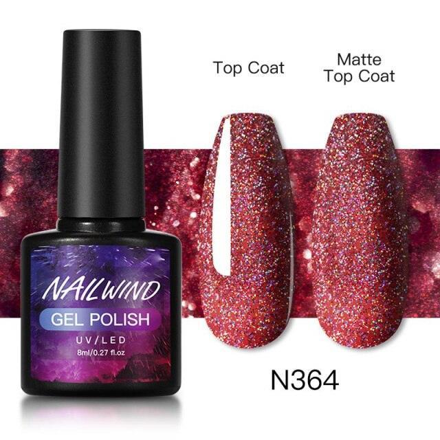 Esmalte de Uñas en Gel Colorido de Lujo - 8ml Acabado Brillante Semipermanente