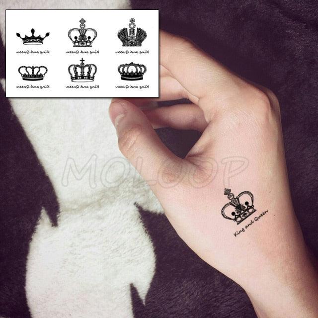 Calcomanías de Tatuajes Temporales de Plumas y Diente de León Impermeables de Lujo