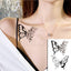 Calcomanías de Tatuajes Temporales de Plumas y Diente de León Impermeables de Lujo