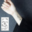 Calcomanías de Tatuajes Temporales de Plumas y Diente de León Impermeables de Lujo
