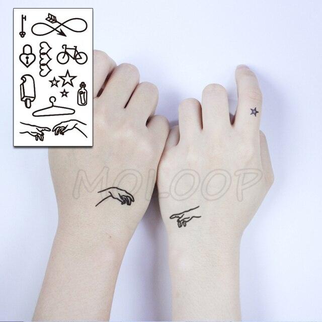 Calcomanías de Tatuajes Temporales de Plumas y Diente de León Impermeables de Lujo