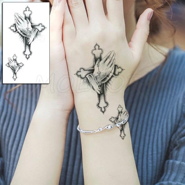 Calcomanías de Tatuajes Temporales de Plumas y Diente de León Impermeables de Lujo