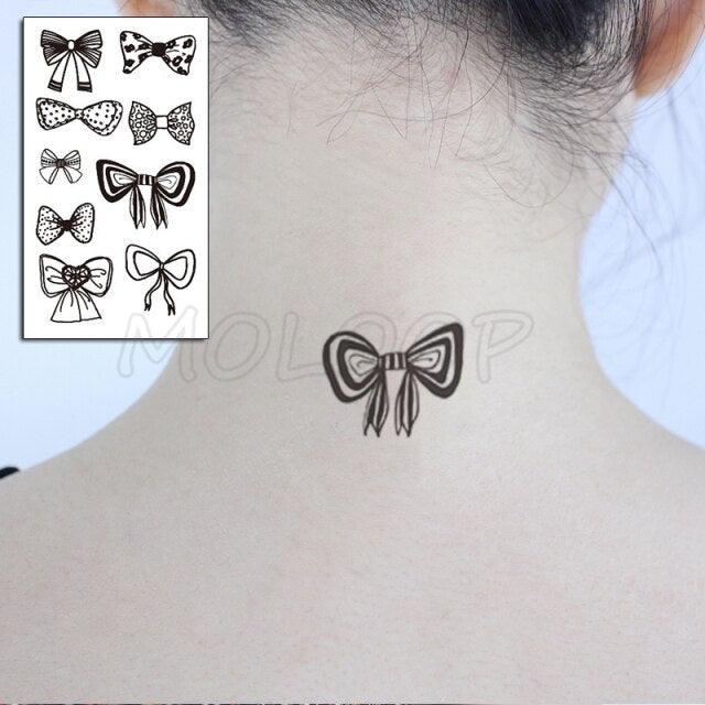 Calcomanías de Tatuajes Temporales de Plumas y Diente de León Impermeables de Lujo
