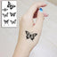 Calcomanías de Tatuajes Temporales de Plumas y Diente de León Impermeables de Lujo