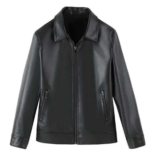 Veste en cuir premium pour hommes pour les aventures en plein air