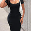 Robe Maxi Bodycon Élégante et Décontractée