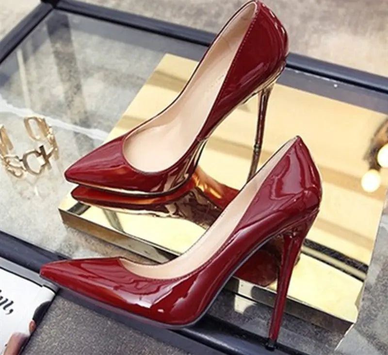 Elegant 12cm Stiletto Pointed Toe Heels for Women