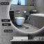 Miroir de salle de bain LED avec rétroéclairage ajustable