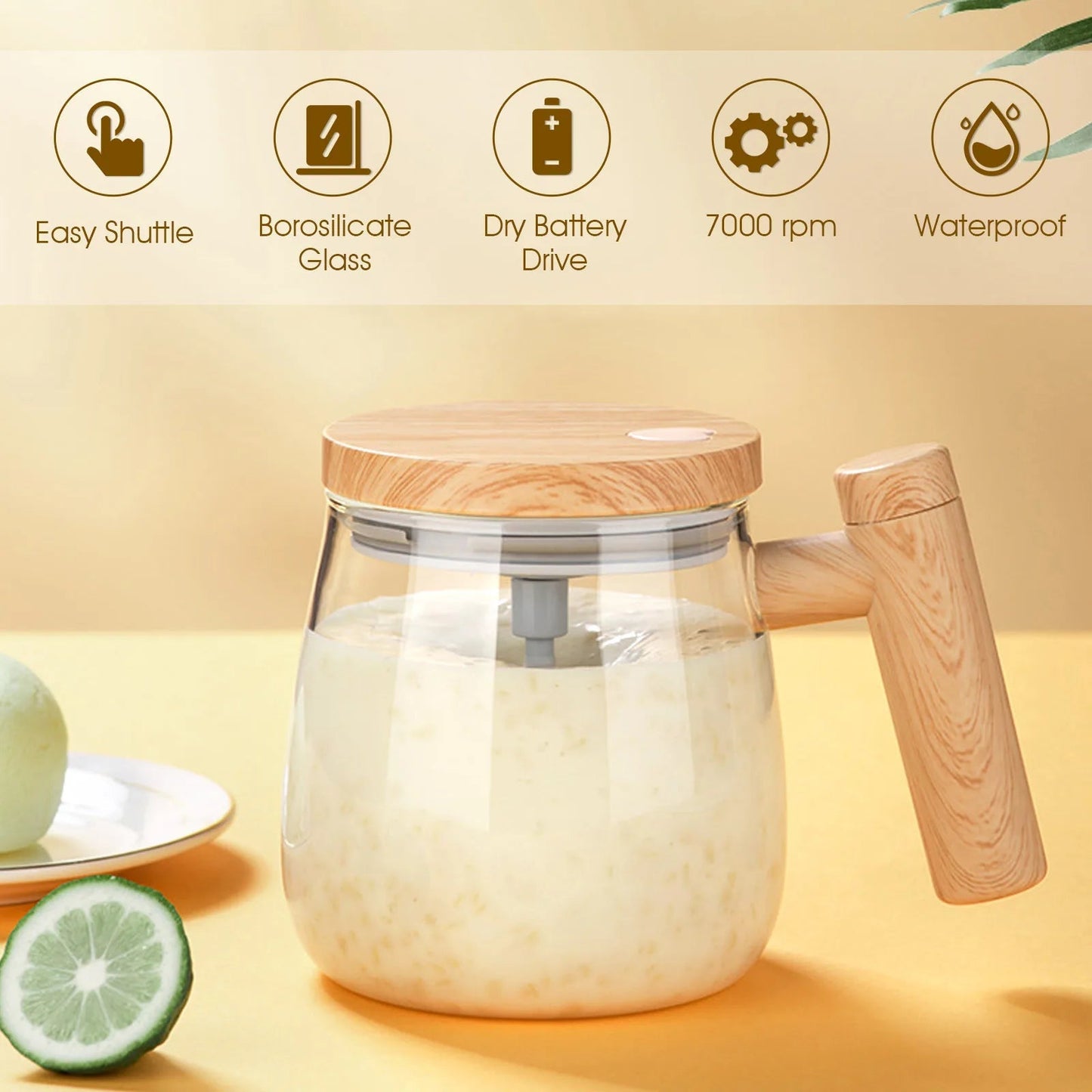 Mug en verre Auto Blend pour des smoothies sans effort