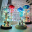 Enchanted Glass Rose Decoration for Home Decor