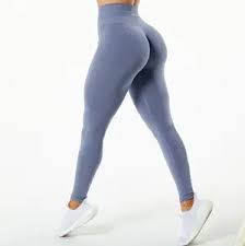 Leggings taille haute à fronces pour femmes