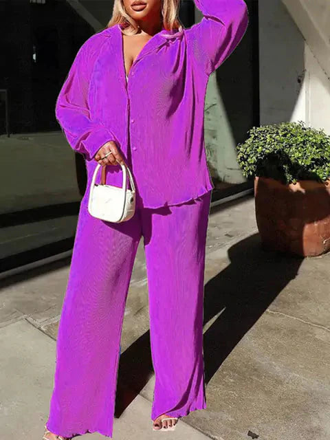 Conjunto de Traje Sólido para Elegancia Profesional