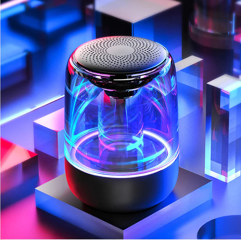 Portable Wireless Bluetooth Speaker with LED Light