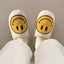 Chaussons Sourire pour Femmes - Douillets et en Peluche