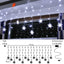 Santa Claus Curtain String Lights