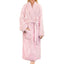 Robe en peluche douce pour femmes PAVILIA Premium - Rose clair 2X-3X