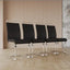 Modern PU Faux Leather Dining Chairs - Set of 2
