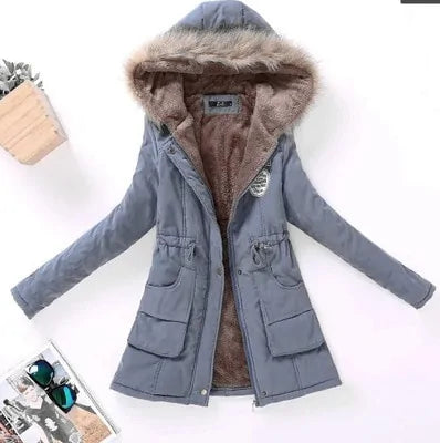 Abrigo de Invierno Estilo Preppy para Mujer