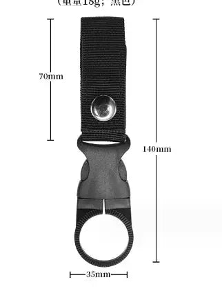 Clip de Colgar para Mochila de Cinturón de Nylon Militar para Exterior
