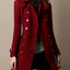Ladies Spring Long Jacket Wool Trench Coat