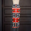 High Waist Large Size Geometric Print Skirt