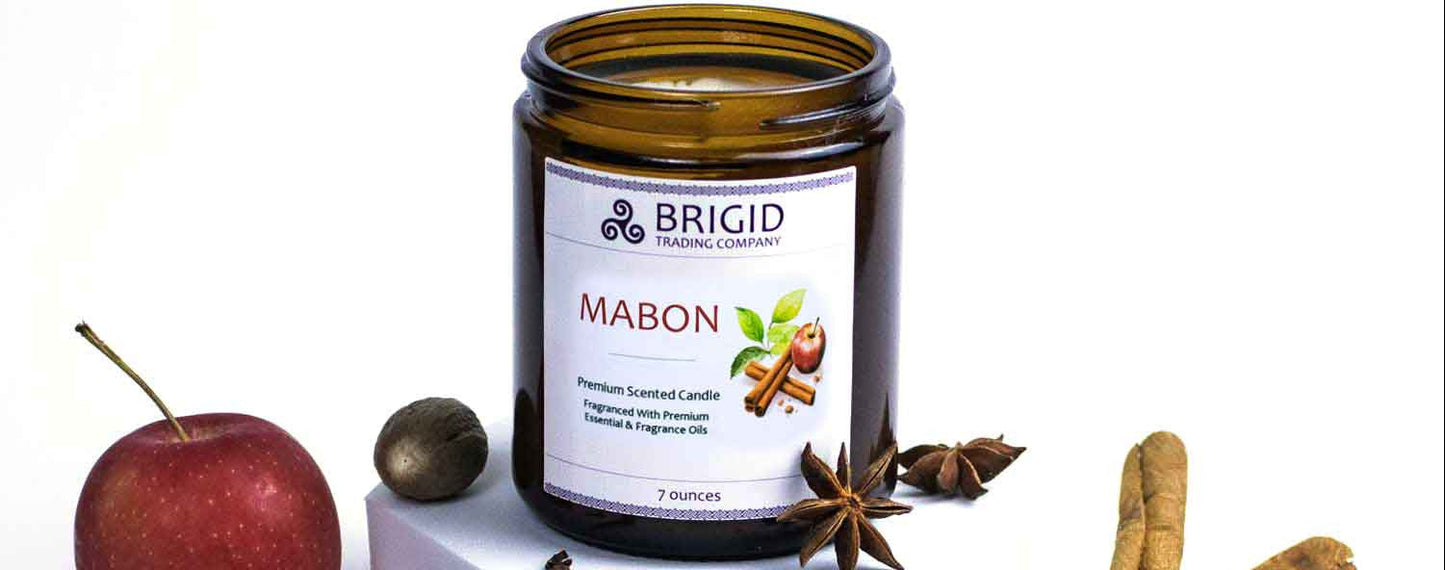 Mabon Premium Soy Candle - Enchanting Apple Harvest Blend