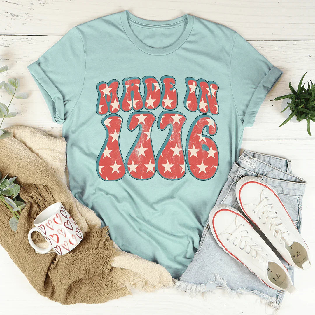 Camiseta hecha en 1776